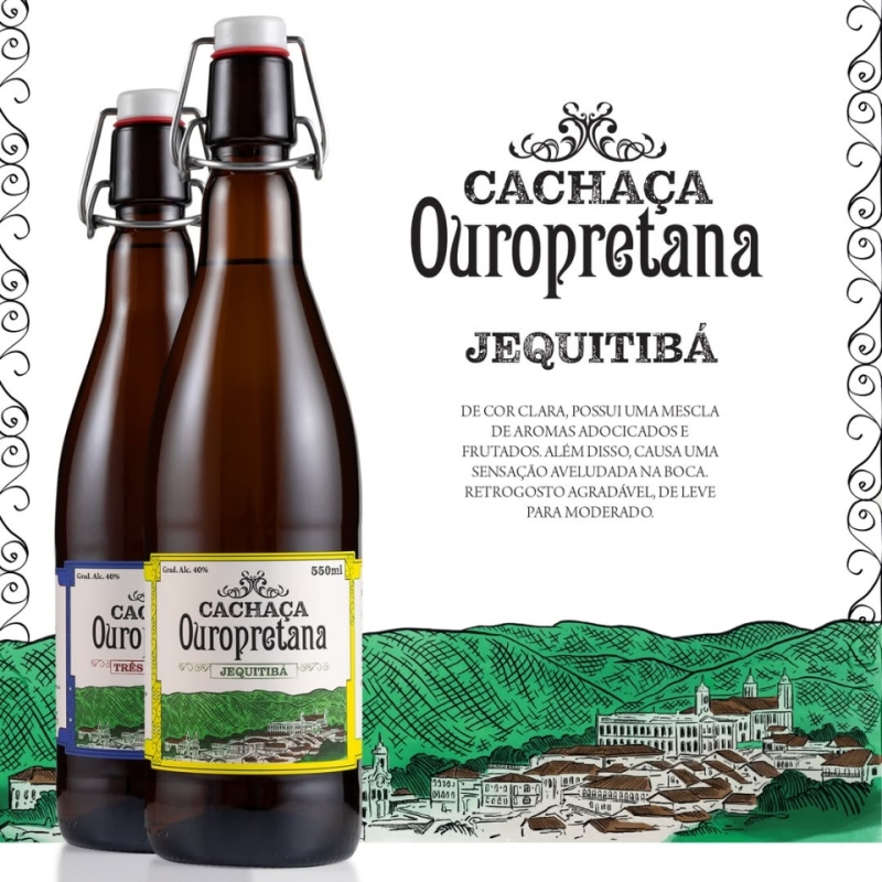 Cachaça Ouropretana Jequitibá - 550ml