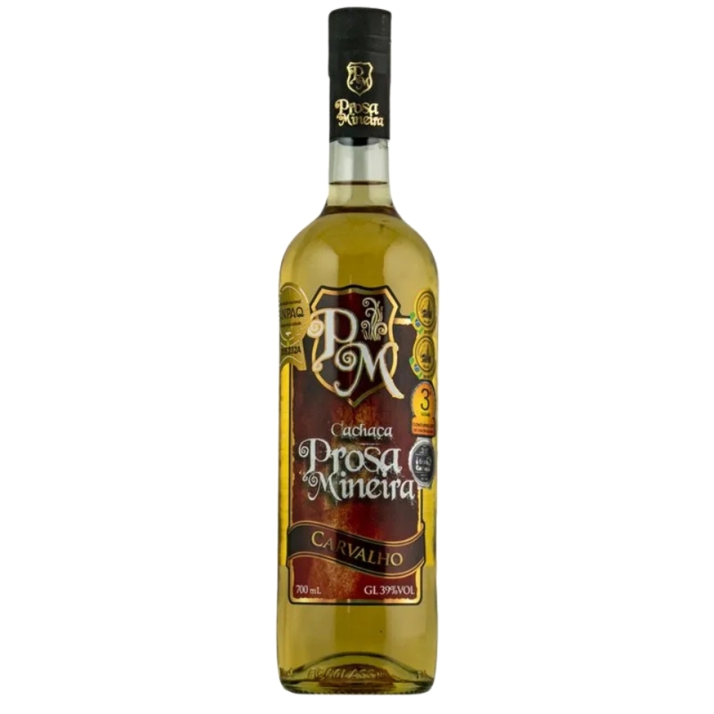 Cachaça Prosa Mineira Carvalho Ouro - 700ml