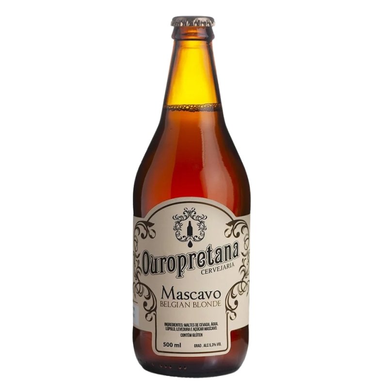 Cerveja Ouropretana – Açúcar Mascavo – 500ml