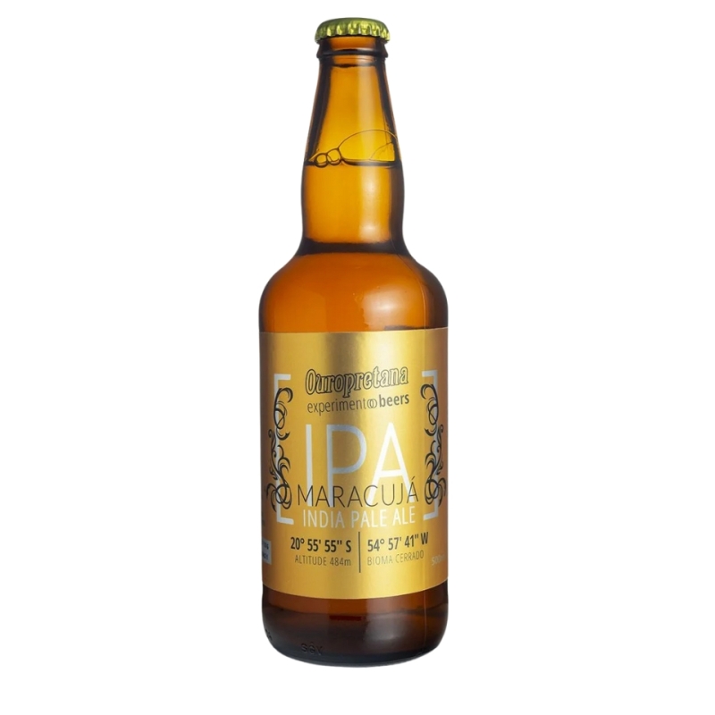 Cerveja Ouropretana – Ipa Maracujá – 500ml
