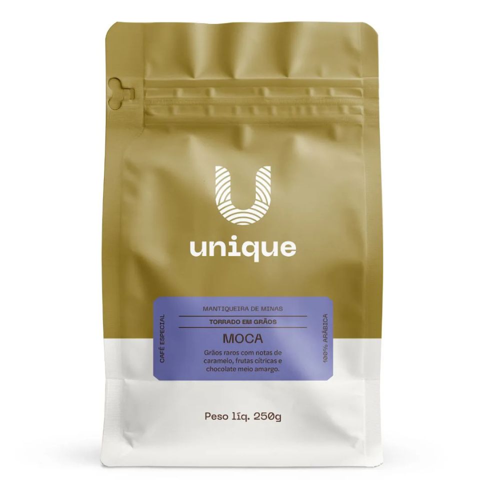 Café Unique - Torrado e Moído - Moca - 250g